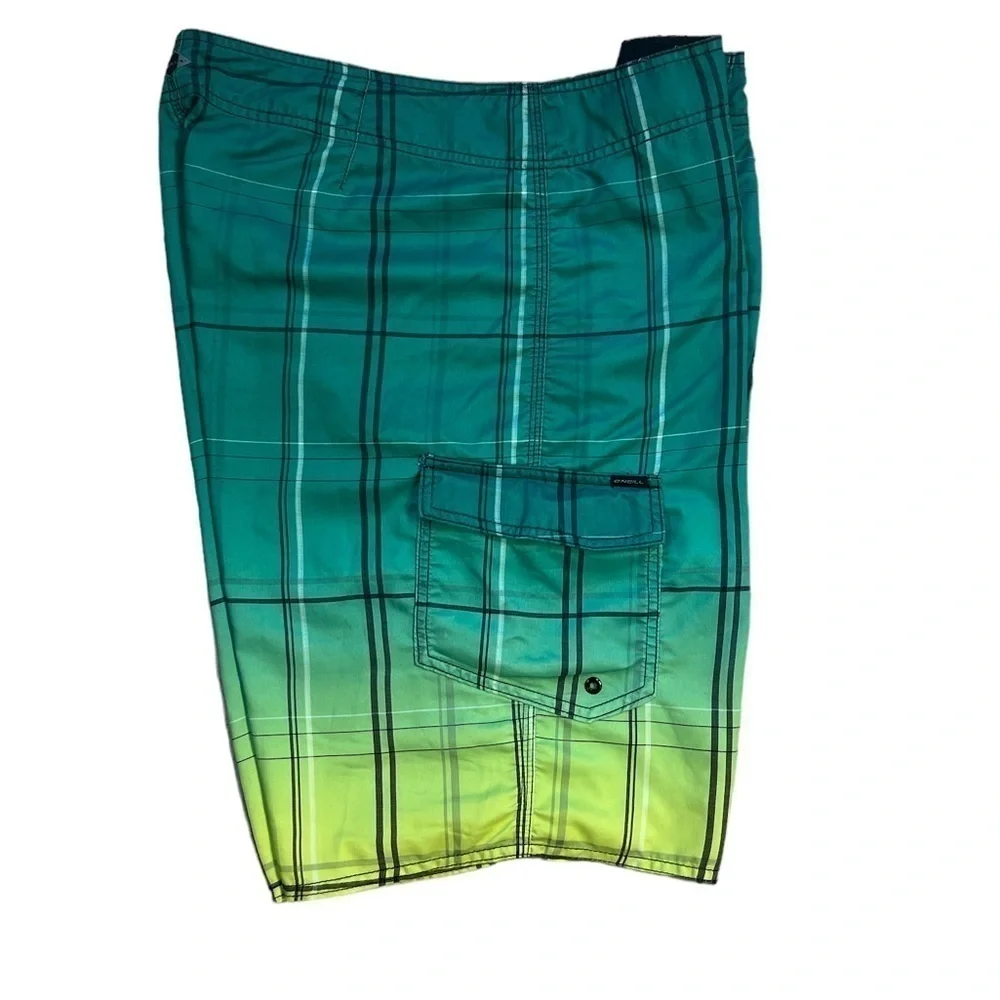 ONeill board shorts/swim Black, Green, Yellow SZ 38